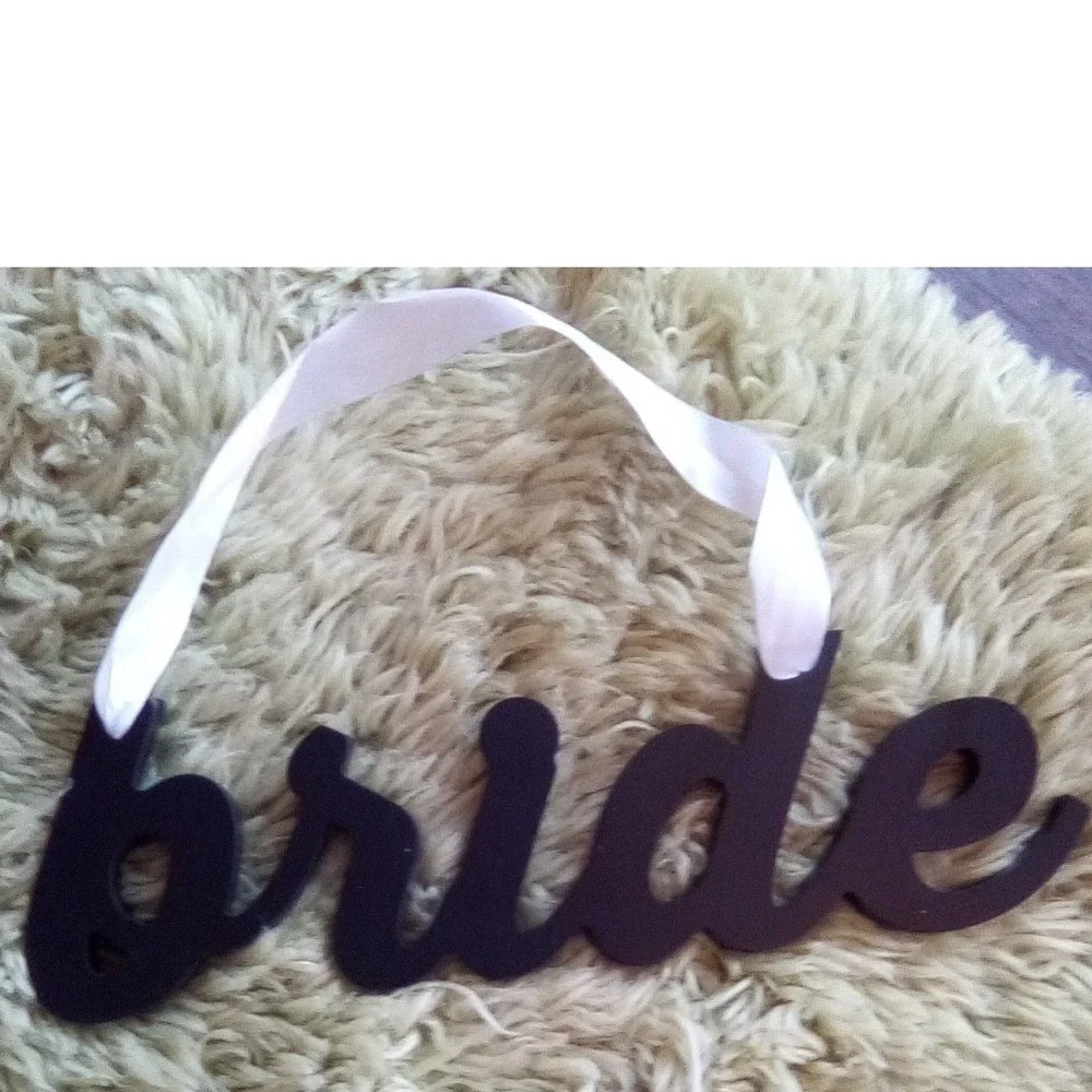Wedding Decor Bride Groom Mr. & Mrs.‎ Photo Frame Embellishments Bridal Set